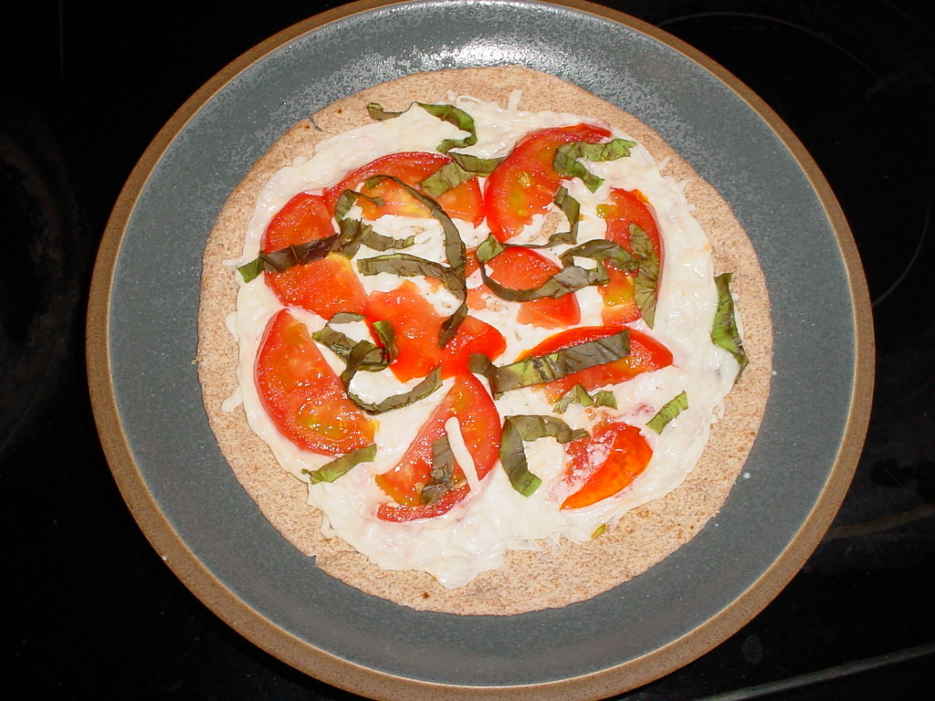 Microwave Tortilla Pizza Photo