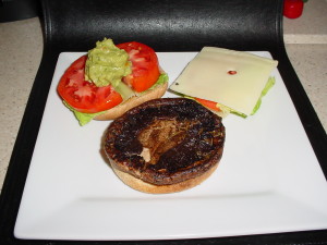 Rosemary Marinated Portabella Mushroom Burgers